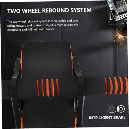 Ab Roller Wheel with Non-slip Design for Core Strengthening and Fat Burning Silent Movement Abdominal Trainer Wheel for Beginners and Advanced Adult Exercise