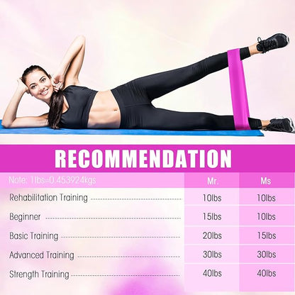 DEEKIN 20 Pcs Resistance Bands Resistance Loop Exercise Bands Exercise Equipment Elastic Drag Ring for Women and Men Home Fitness, Gym, Yoga