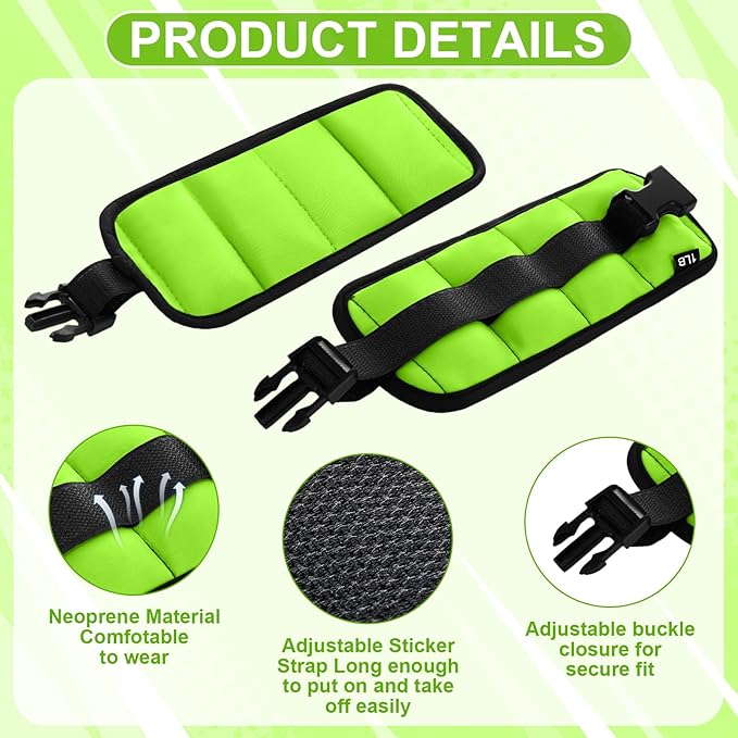 Water Aerobics Set, 4 Piece Pool Exercise Kit (2 Aqua Dumbbells + 2 Ankle/wrist Weights), EVA Foam, Low-impact Workout