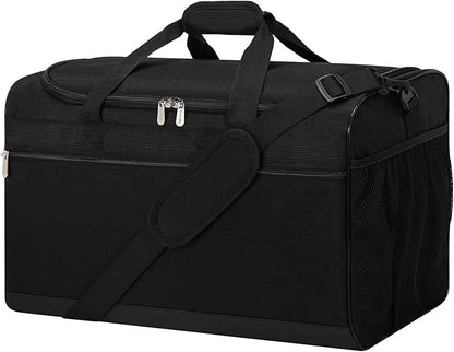 Gym Bag 20 inch Sport Duffle Bag for Men - 40L Weekender Duffel Bag for Travel - Black