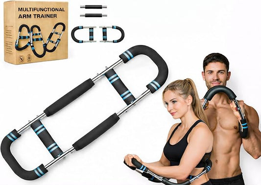 TwistPro Multi-Exercise 3 mode adjustable Home Workout Bar Ultimate Twister Arm Trainer, Adjustable Chest Workout Equipment, Arm Trainer for Men, Chest Trainer for Men, Shoulder Muscle Training, Portable Spring Resistance Home Fitness Equipment. Gift r...
