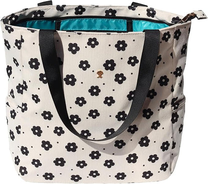 Original Floral Water Resistant Large Tote Bag Shoulder Bag for Gym Beach Travel Daily Bags Upgraded