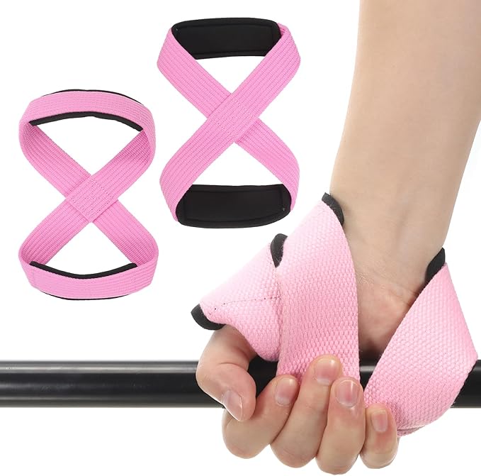 PATIKIL Figure Lifting Strap, Weightlifting Wrist Wraps Dead Lift Padded Grips for Fitness Power Strength Training