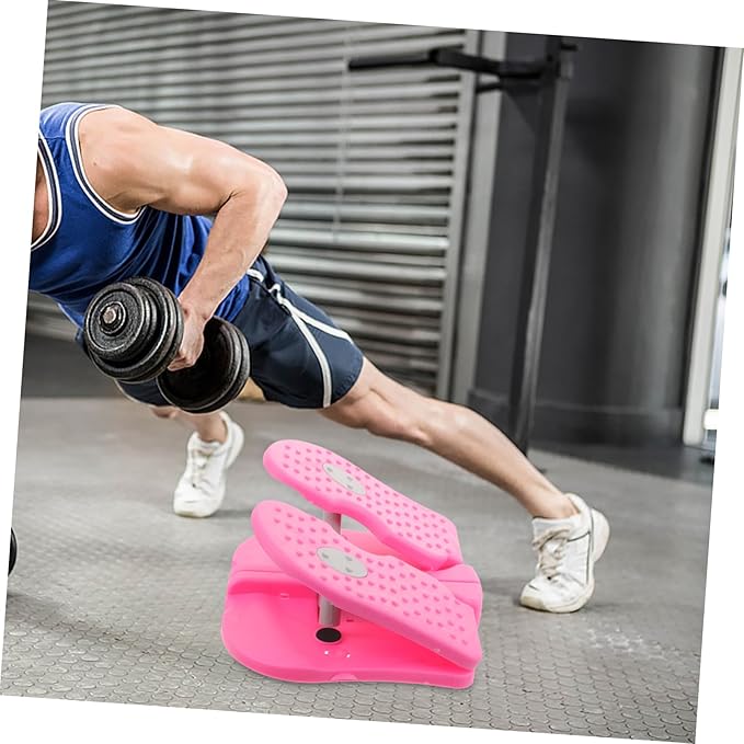 Happyyami Mini Stepper Machine Compact Home Fitness Equipment Quiet Operation Material for Indoor Exercise Small Space Saving Training Device for Men and Women