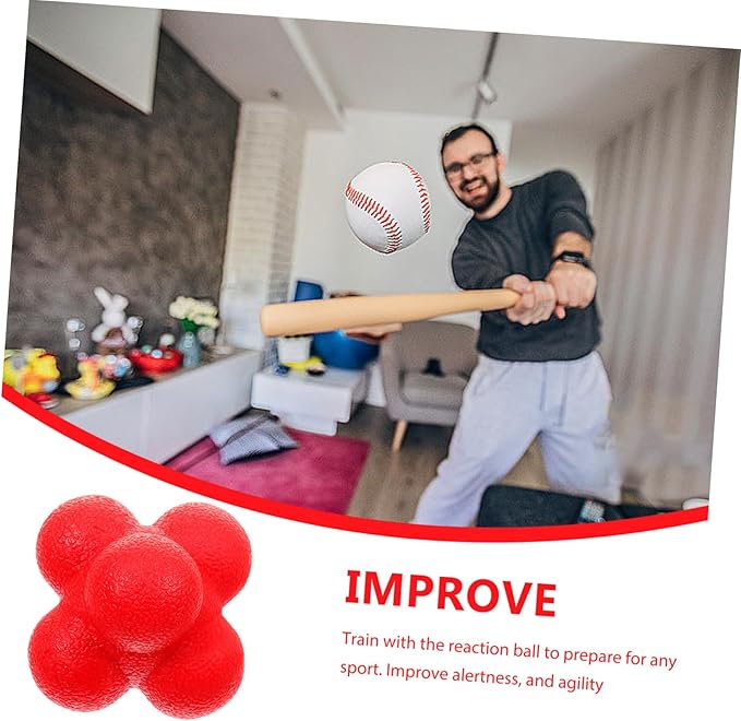 ibasenice Hexagonal Agility Training Fitness Reaction for Sports Improve Reflexes Coordination Material for Drills Partner Workouts High Difficulty