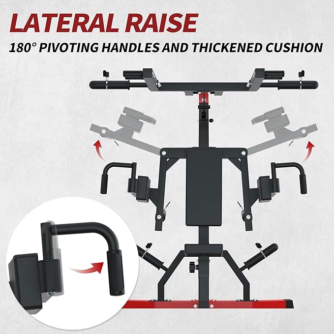 VIVITORY Deltoid and Shoulder Press Machine, Upper Body Special Machine for Chest, Back, Pectoral, Rear Deltoid and Shoulder, 800lbs Capacity Weight Training Home Workout Equipment