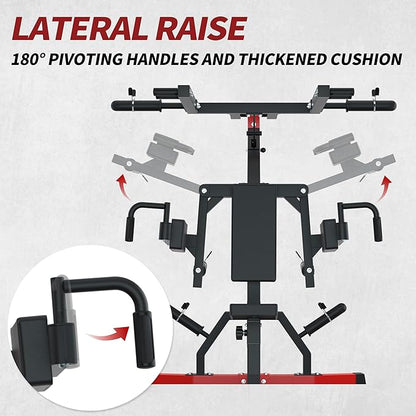 VIVITORY Deltoid and Shoulder Press Machine, Upper Body Special Machine for Chest, Back, Pectoral, Rear Deltoid and Shoulder, 800lbs Capacity Weight Training Home Workout Equipment