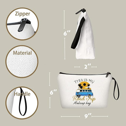 Travel Cosmetic Bag - Perfect for Women's Gifts, Road Trips, Birthdays, Christmas & More