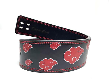 Anime Weight Lifting Lever Belt | 10mm Premium Leather Weightlifting Belt for Powerlifting, Bodybuilding, Deadlift, Squats, Exercise Workout | Heavy Duty Gym Belt Best for Men & Women