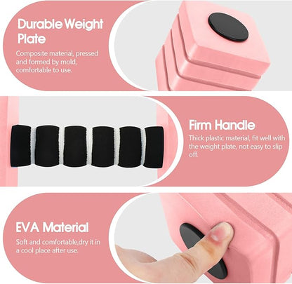 Aquatic Exercise Dumbbells, 2PCS Foam Water Weights, Aerobic Exercise Fitness Equipment Dumbbell, Dumbbells Set for Water Aerobics Weight Loss, Pool Fitness, Underwater Exercise