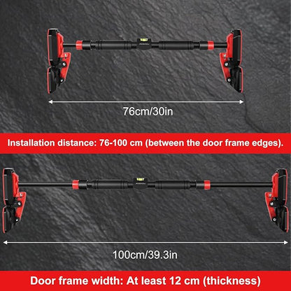 Door Pull Up Bar Doorway Chin Up Bar for Home 76-100 cm (29.92in-39.37in) No Screws Home Workout Equipment