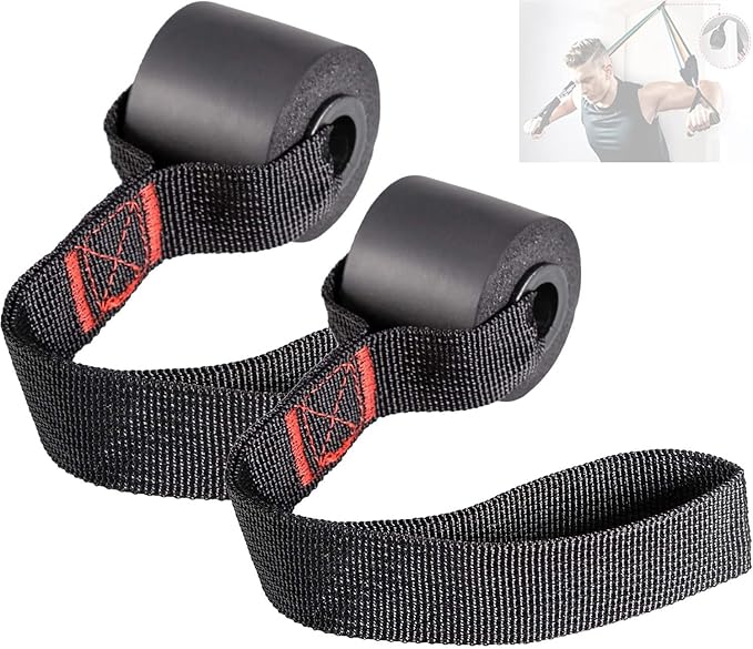 Resistance Bands Door Anchor Attachment, Secure Door Anchor Heavy Duty Door Anchor for Resistance Bands, Door Jamb Anchor for Fitness Workout Band