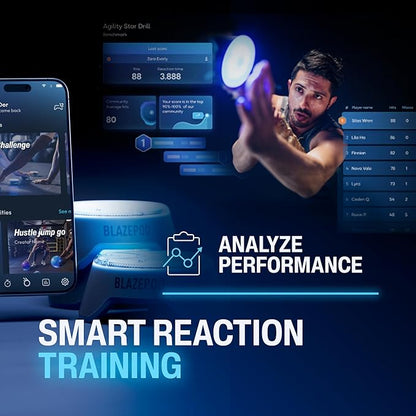 BlazePod Reaction Training Kit Smart Pods for Speed, Agility & Cognitive Drills - Pro-Level Training for Athletes, Trainers, Therapists & Coaches - App Access Included