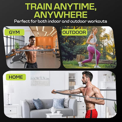 Fabric Resistance Bands for Working Out – 5 Strength Levels from Extra Light to Extra Heavy – Thick Workout Bands for Legs, Glutes, HIPS, Stretching, Strength Training with Storage Bag