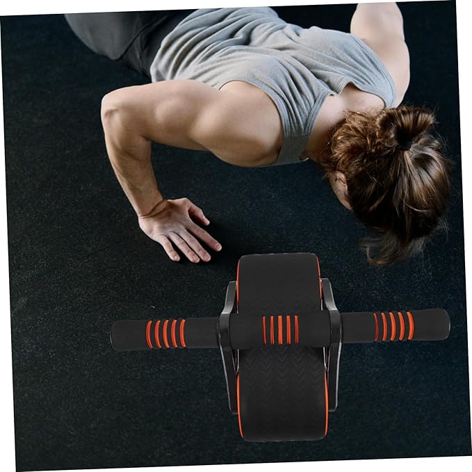 POPETPOP Ab Roller Wheel with Knee Pad Core Strengthening Gym Equipment for Home and Office Abdominal Workout Fitness Trainer for Beginners and Advanced Users