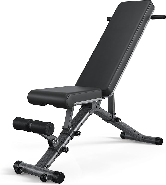 BARWING Adjustable Weight Bench Workout Bench, 1000/1300 LBS Heavy Duty Incline Decline Bench for Home Gym, Easy Assembly Foldable Training Lifting Bench