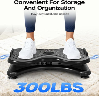 Silent Waist Twist Machine, Anti-Slip Twister Exercise Board with Stable Base, Waist Twisting Disc for Safe Ab Workout and Foot Massage at Home or Gym