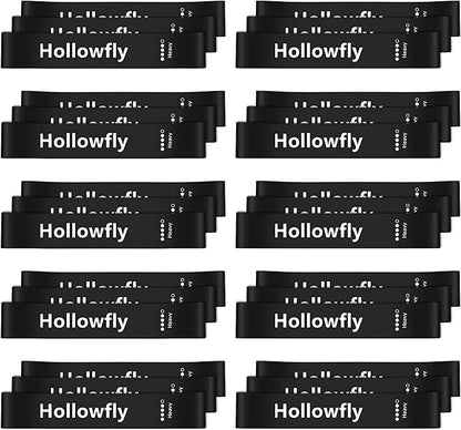 30 Pcs Latex Resistance Loop Exercise Bands for Booty Workout Stretch Exercise Band Non Slip for Legs Squat Resistance Loop Women Men Starter Butt Hip Thigh Fitness
