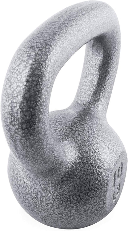 WF Athletic Supply Hammerstone Painted Cast Iron Kettlebells, Home & Gym Equipment, Great for Strength Training, Full Body Workout & Crossfit Training, Color & Size Options Available in 10-80 Pounds