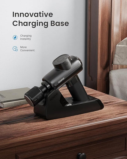 RENPHO Active Thermacool Deluxe Massage Gun Deep Tissue with Charging Stand, Back Massager with Heat and Cold Head, Percussion Body Muscle Masajeador for Athletes Pain Relief