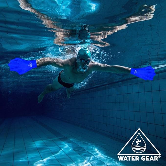 Water Gear Silicone Force Gloves - Aqua Fitness Gloves - Great for Workouts and Diving - Designed with Enhanced Grip