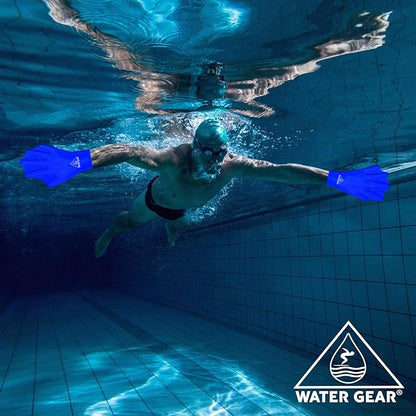 Water Gear Silicone Force Gloves - Aqua Fitness Gloves - Great for Workouts and Diving - Designed with Enhanced Grip