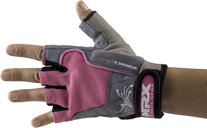 MRX BOXING & FITNESS Weight Lifting/Exercise Grip Gloves for Women, Great for Workouts, Weight Training and More, Pro Series