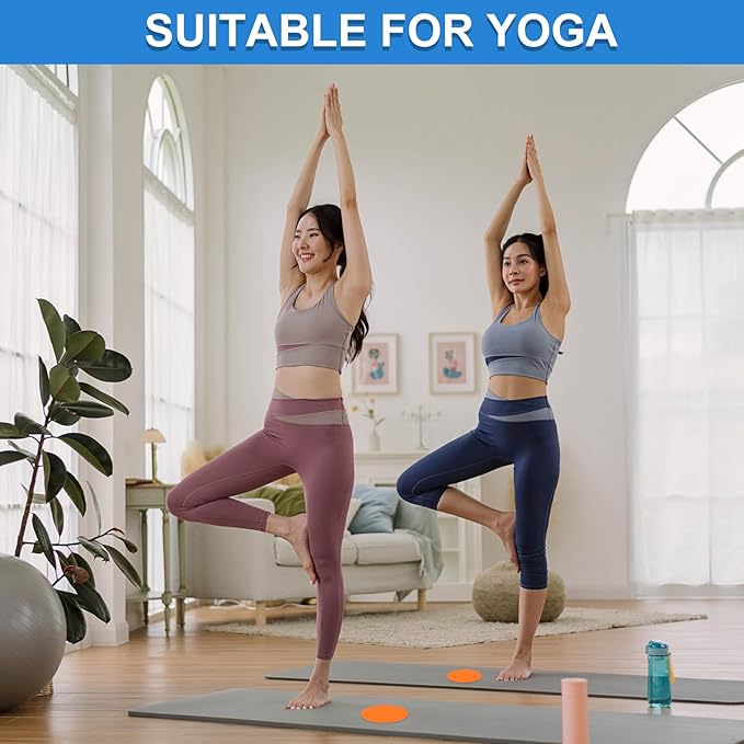 PATIKIL Spot Markers, Non-Slip Floor Dots Agility Markers Flat Field Cones Poly Dot