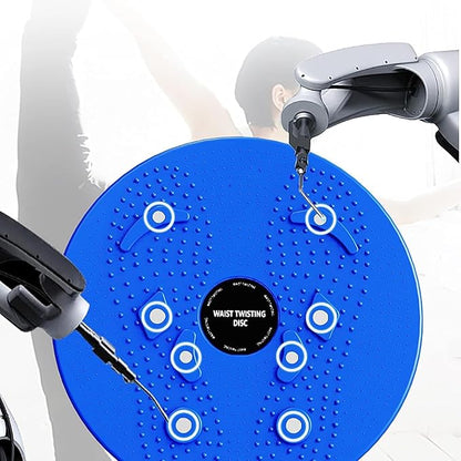 Body Sculpting Waist Twisting Disc with 8 Magnets - 9.8 Inch Ab Rotating Balance Board, Stable & Easy to Use for Beginners to Advanced Fitness Enthusiasts