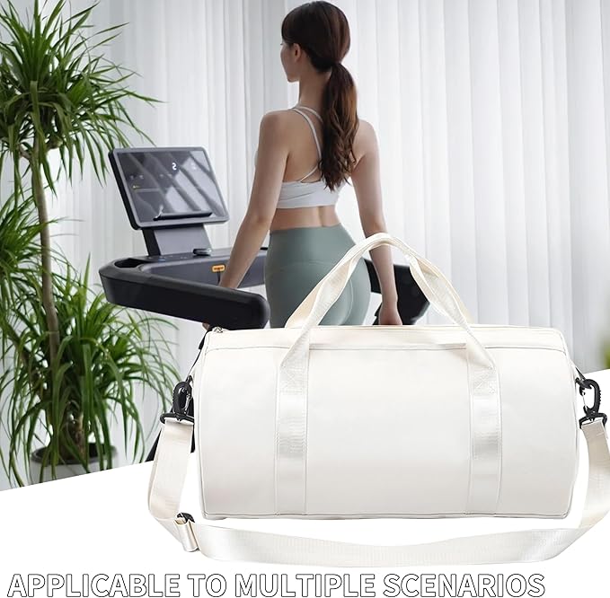 Small Gym Bag for Women Small Duffle Bag with Wet Compartment Sport Bags Gym Tote Bag for Workout Yoga Swimming Dance (Blue(wet pocket))