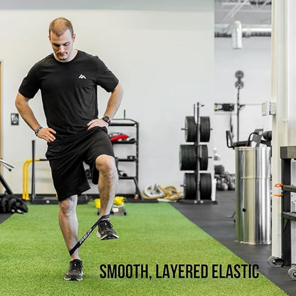 REP Fitness Short Resistance Bands for Strength and Conditioning. Multiple Resistance Levels Available from 5-230lbs. Sold as a Pair. 12" Length.