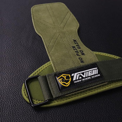 TAVIEW Wrist Straps for Weightlifting for Maximum Grip Support - Lifting Deadlift Strap & Weight Lifting Grips Gloves for Working Out Pull Up Deadlifting & Shrugs