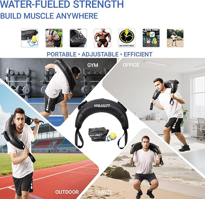 Heavy Aqua Bags-Water weight Bag 38-66Ibs - Ultimate Core Water Weights Aqua Ball-Adjustable Workout Sandbag Alternative for Full Body Exercise, Portable Stability Fitness & Balance Trainer Equipment