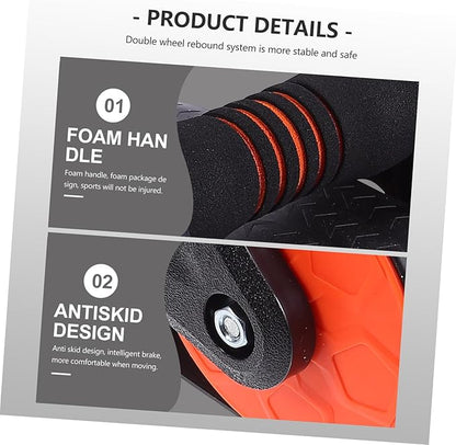 POPETPOP 1Pc Abdominal Wheel Portable Ab Roller for Beginners Core Strength Training Equipment for Home Gym Promotes Fat Burning Movement Stable