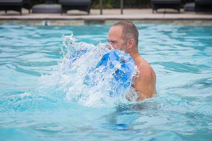 Hydro Tone Functional Aquatic Dumbbells for Pool Exercise Enhance Strength and Resistance Versatile 3D Design Durable Hi-impact Polypropylene Made in the USA Pair