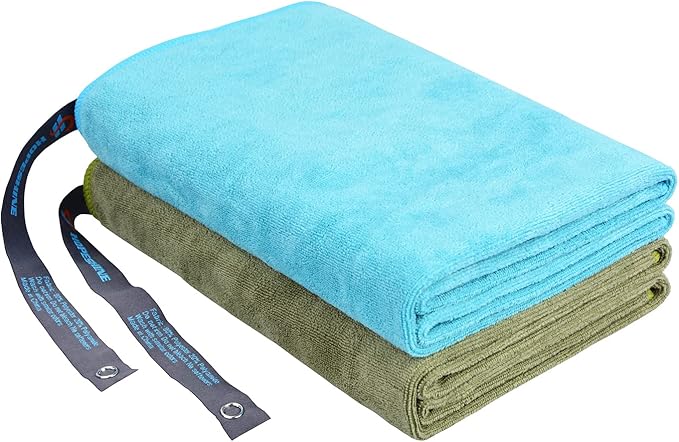HOPESHINE Gym Towels for Men 20inch X 40inch Women Sweat Large Working Out Microfiber Sports Fast Drying Absorbent Compact Camping, Hiking, Backpacking, Yoga, Travel, Exercise 2-Pack