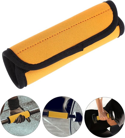 Toyvian 2pcs Grip Pads Gym Barbell Pad Wrist Straps Deadlift Barbell Cushion Hip Thrust Mat