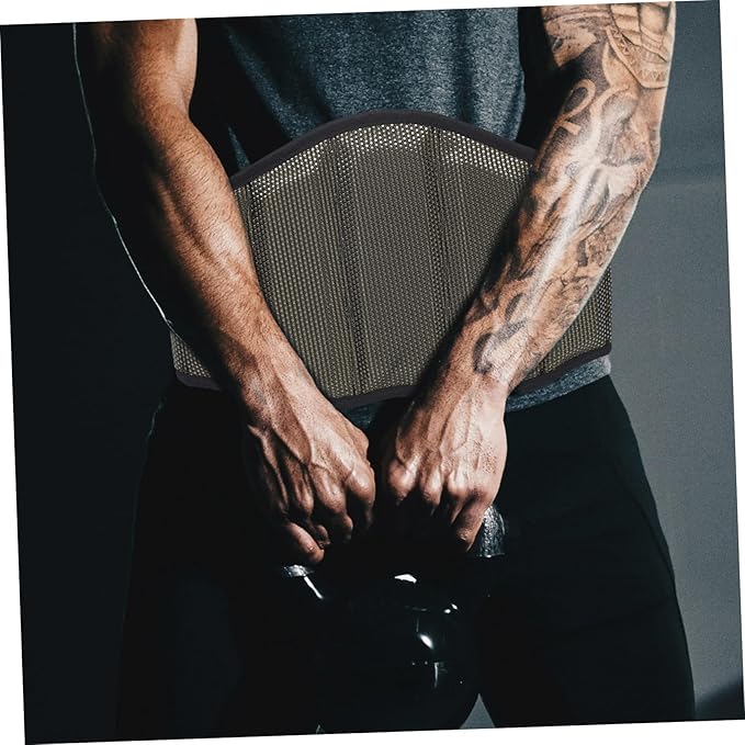BESPORTBLE EVA Fitness Waist Belt with Lumbar Brace Support for Weightlifting and Deep Pulls Unisex Waistband for Powerlifting Squats and