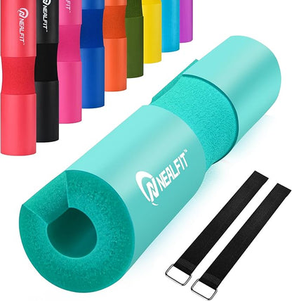 Barbell Pad Squat Pad for Squats—Squat Bar Pad—Great for Weightlifting,Lunges and Hip Thrusts—Foam Sponge Pad—Fit Standard and Olympic Bars Perfectly