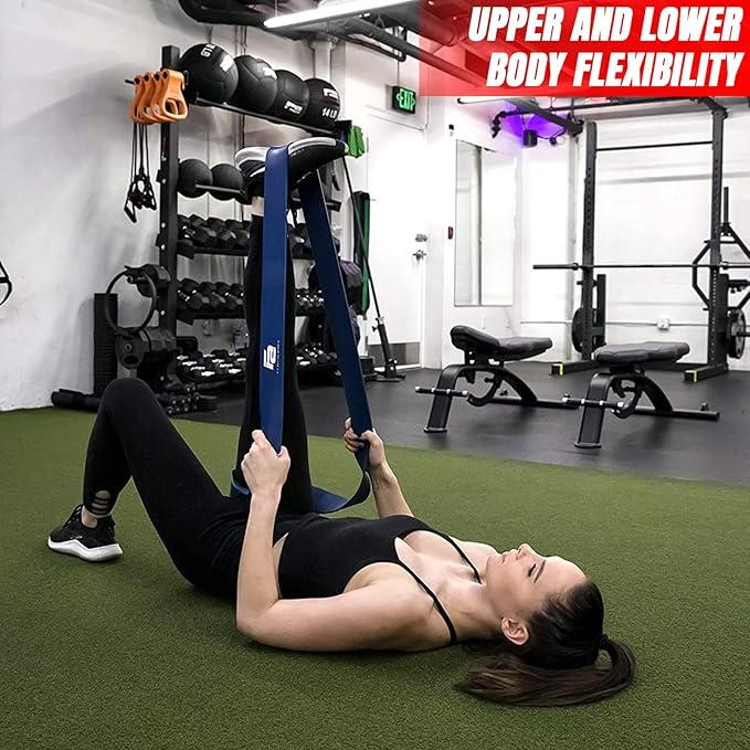Fit Active Sports Resistance Workout Exercise Bands for Home, Gym, Stretching, Strength Training, Weightlifting, Pull Up Assist - Indoor and Outdoor Use