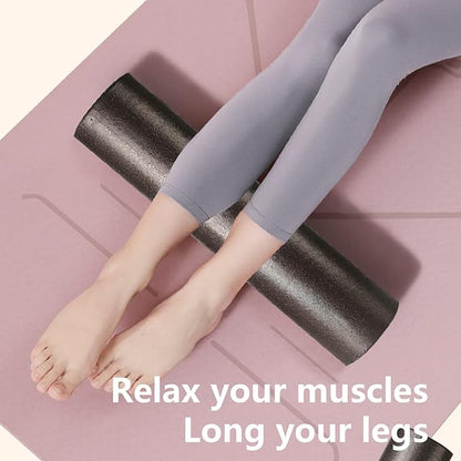 Highly Density Round Foams Rollers Exercise for Pilates & Stretching Fitness Full Body Athletic Massage Tool Highly Density Round