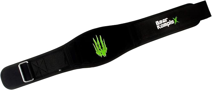 Bear KompleX Weight Lifting Belt for Men & Women - 6" Adjustable, Comfortable & Low Profile Heavy Duty Belt for Powerlifting, Cross Training, Squats & Deadlifts
