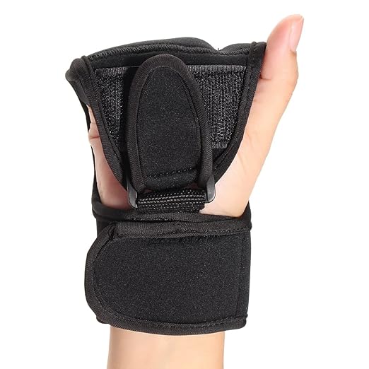 ALisasin Finger Rehabilitation Train Auxiliary Gloves Splint Finger Recovery Grip Impairment Fitness equipment grip Hand Wrist Support (Breathable)