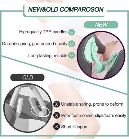 Pelvic Floor Exercise Devices, Inner Thigh Kegel Exerciser, Kegel Trainer for Postpartum Rehabilitation, Exerciser of Thigh at Home, Hip Under Desk Exercise Men Women with Band