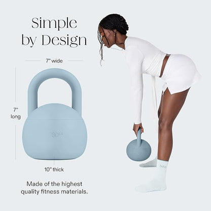 Bala Kettleball, Soft Kettlebell for Women - Kettlebells Strength & Core Training Equipment for Home Gym Workouts - Anti-Slip Grip Exercise Weights with Cushioned Impact-Resistant Base