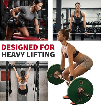 Wrist Wraps for Weightlifting – 12"-18" Adjustable Wrist Support with Thumb Loop, Stable Gym Straps for Bench Press, Powerlifting & Strength Training