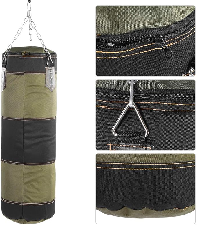 Fitness Sandbags, Boxing Bag Hanging Punching Bag Sports Training Equipment for Kickboxing, Muay Thai, Home Gym Equipment