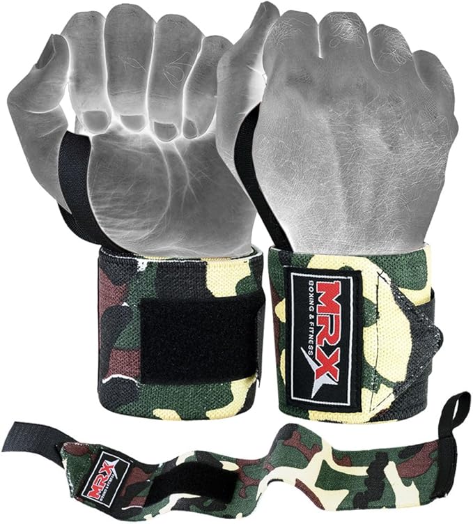 MRX Weight Lifting Gym Training Wrist Wraps for Wrist Support Bodybuilding Workout Wrap Men/Women
