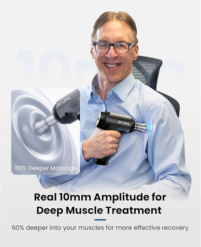 BOB AND BRAD T2 Max Massage Gun Deep Tissue with Metal Head, Professional Muscle Massager, HSA Portable Percussion Electric Massager Gun for Athletes for Home Gym Pain Relief FSA Eligible