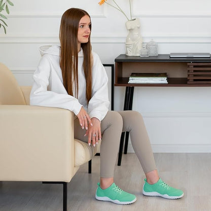 WCIDFY Barefoot Shoes Women Zero Drop Gym Walking Shoes Non Slip Minimalist Tennis Lightweight Breathable Yoga Sneakers